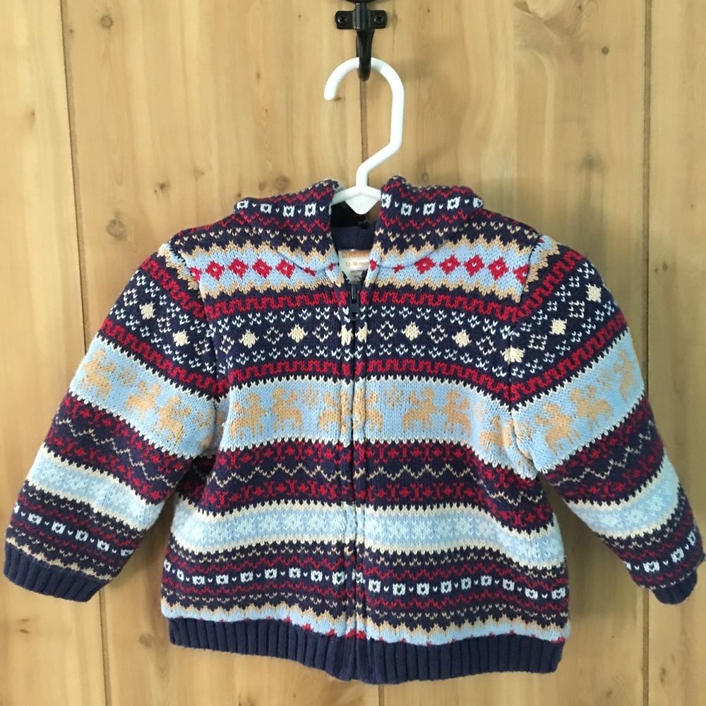 Gymboree Fair-Isle Hoodie Sweater
